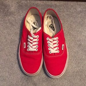 Red Vans